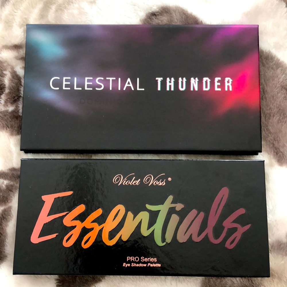 Essentials and Celestial Thunder eyeshadow palette
